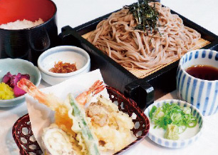 天ざるそば/うどん膳