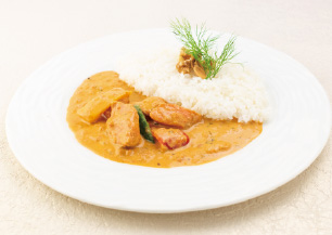 天然サーモンカレー