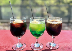 クリームソーダ、コーラフロート、コーヒーフロート