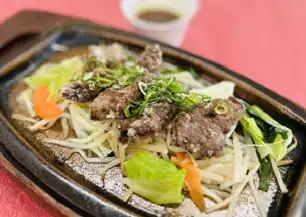下北牛レバニラ焼き